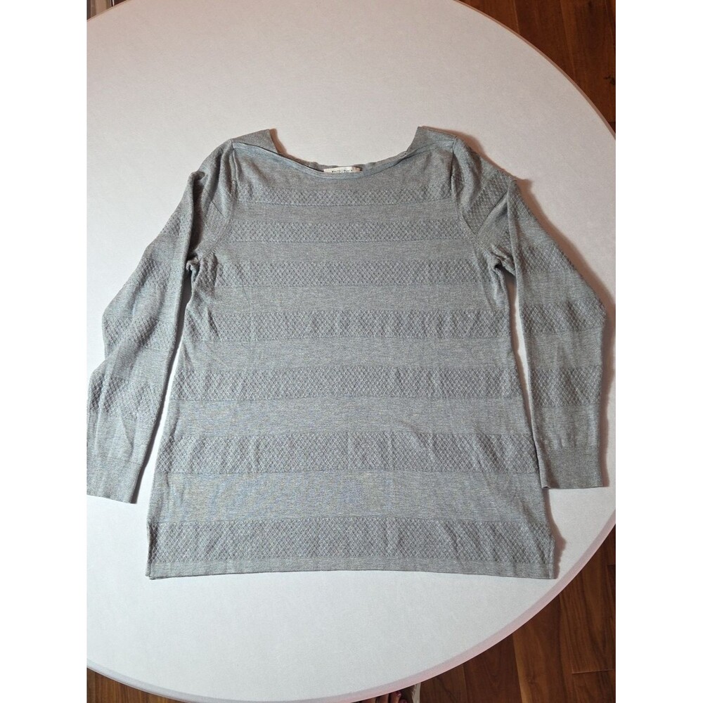 White House Black Market Textured Striped Sweater Size XL